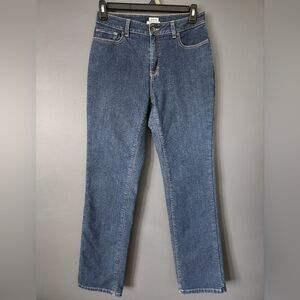 Ll Bean Women's Lined Insulated Jeans 10 MT Medium Tall Excellent Condition